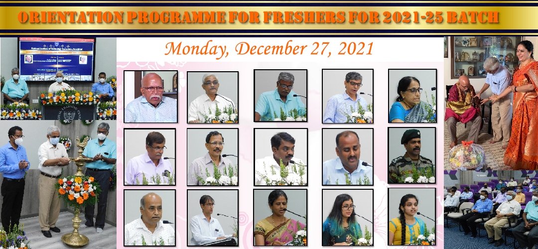 Orientation Programme for Freshers (2021-25) Batch